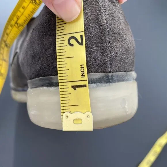 Untamed Street Gray Suede Men's Shoes 44 (US 10) Made in Italy Street Business - Picture 13 of 13